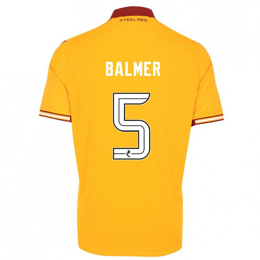 Danxen Damen Kofi Balmer #5 Gelb Burgunderrot Heimtrikot Trikot 2025/26 T-Shirt Österreich