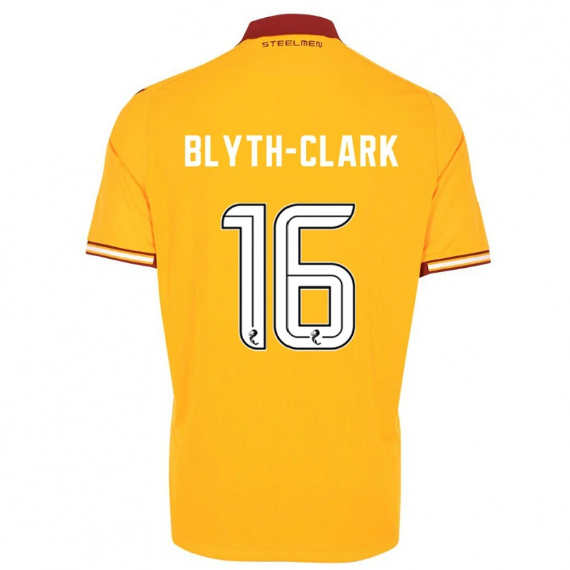 Danxen Damen Mason Blyth-Clark #16 Gelb Burgunderrot Heimtrikot Trikot 2025/26 T-Shirt Österreich