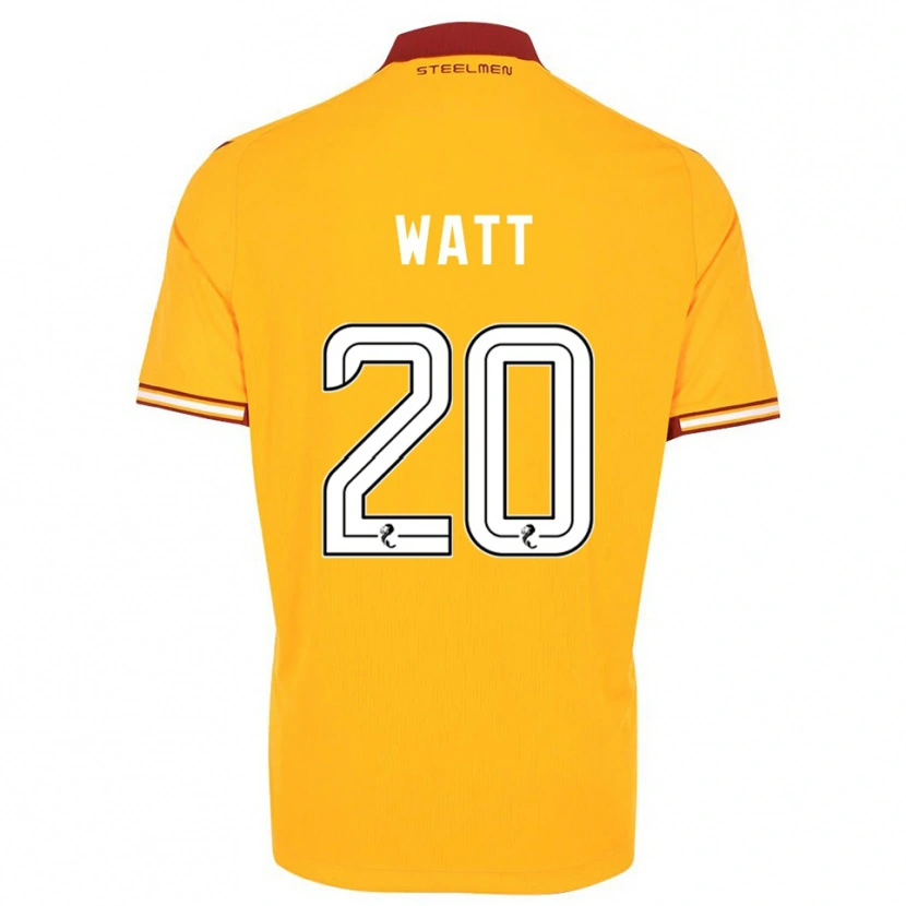 Danxen Damen Elliot Watt #20 Gelb Burgunderrot Heimtrikot Trikot 2025/26 T-Shirt Österreich