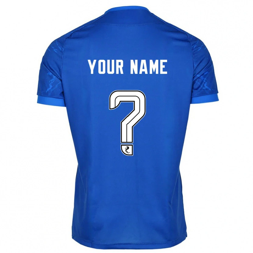 Danxen Damen Ihren Namen #0 Blau Weiß Heimtrikot Trikot 2025/26 T-Shirt Österreich