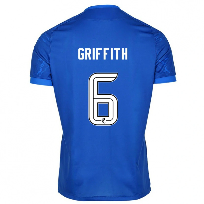 Danxen Damen Víctor Griffith #6 Blau Weiß Heimtrikot Trikot 2025/26 T-Shirt Österreich