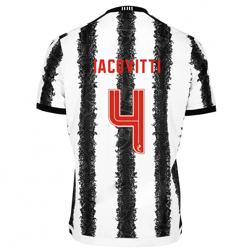 Danxen Damen Alex Iacovitti #4 Weiß Schwarz Heimtrikot Trikot 2025/26 T-Shirt Österreich