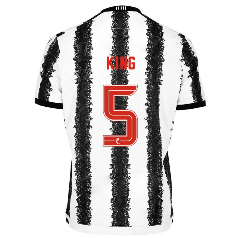 Danxen Damen Richard King #5 Weiß Schwarz Heimtrikot Trikot 2025/26 T-Shirt Österreich