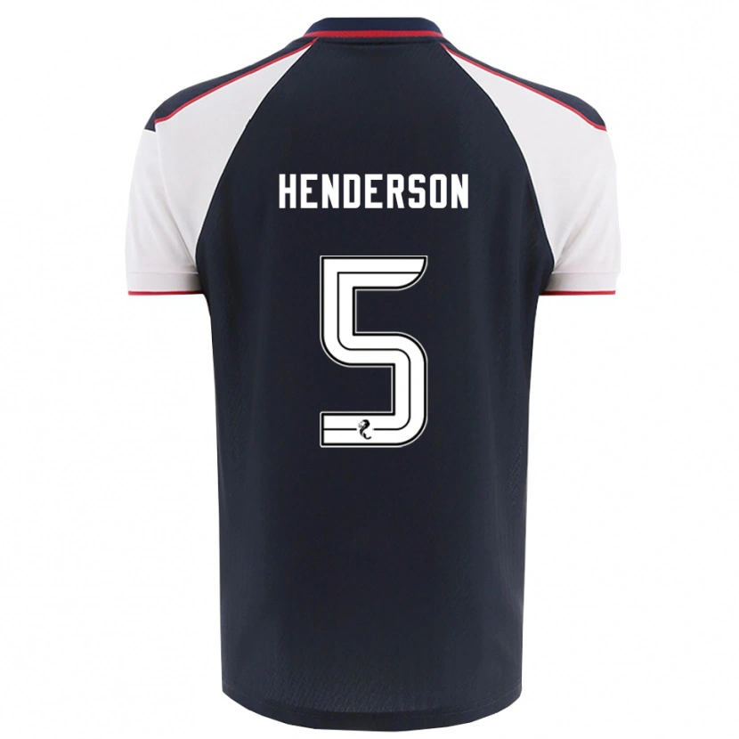 Danxen Damen Liam Henderson #5 Marine Weiß Heimtrikot Trikot 2025/26 T-Shirt Österreich