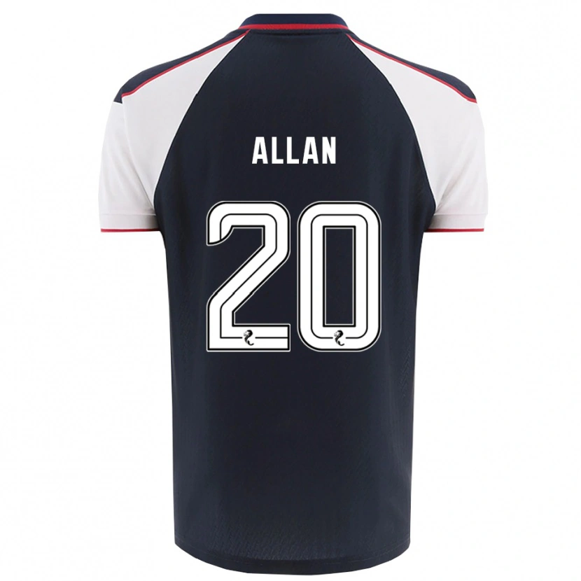 Danxen Damen Connor Allan #20 Marine Weiß Heimtrikot Trikot 2025/26 T-Shirt Österreich