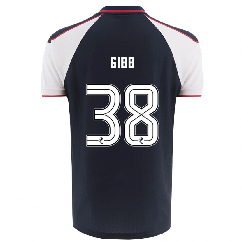 Danxen Damen Thomas Gibb #38 Marine Weiß Heimtrikot Trikot 2025/26 T-Shirt Österreich