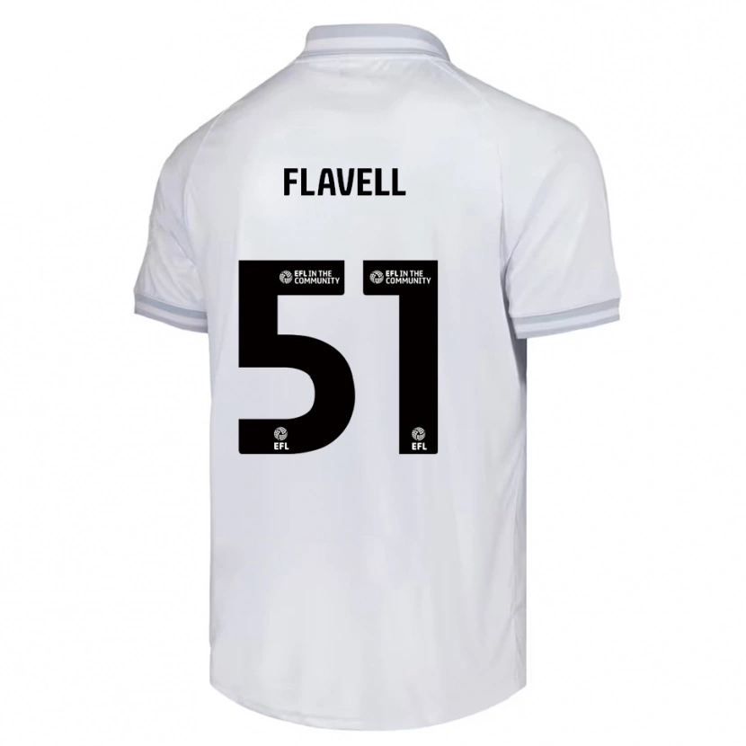 Danxen Damen Kieren Flavell #51 Weiß Grau Schwarz Auswärtstrikot Trikot 2025/26 T-Shirt Österreich
