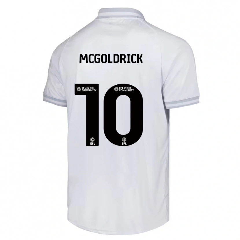 Danxen Damen David Mcgoldrick #10 Weiß Grau Schwarz Auswärtstrikot Trikot 2025/26 T-Shirt Österreich