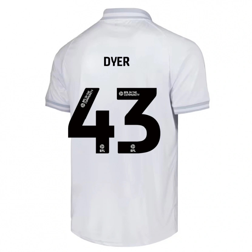 Danxen Damen Josiah Dyer #43 Weiß Grau Schwarz Auswärtstrikot Trikot 2025/26 T-Shirt Österreich