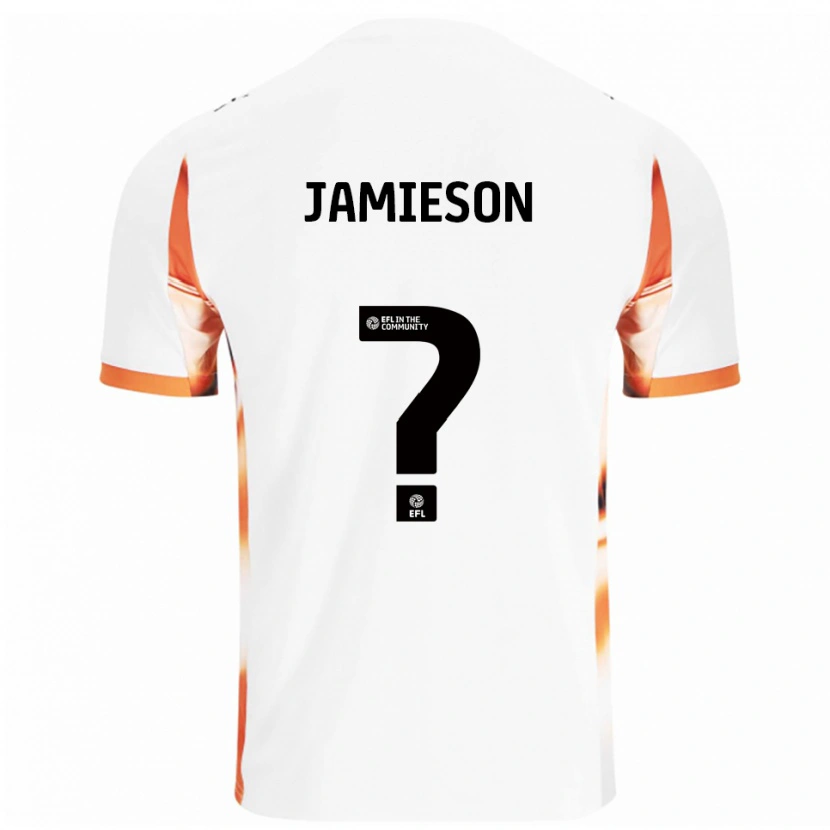 Danxen Damen Tia Jamieson #0 Weiß Orange Schwarz Auswärtstrikot Trikot 2025/26 T-Shirt Österreich