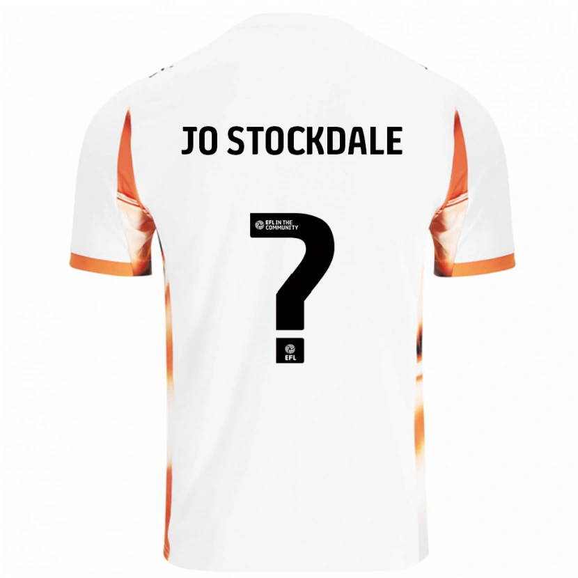 Danxen Damen Elly Jo Stockdale #0 Weiß Orange Schwarz Auswärtstrikot Trikot 2025/26 T-Shirt Österreich