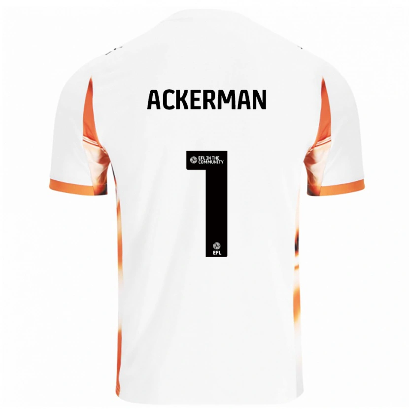 Danxen Damen Emily Ackerman #1 Weiß Orange Schwarz Auswärtstrikot Trikot 2025/26 T-Shirt Österreich