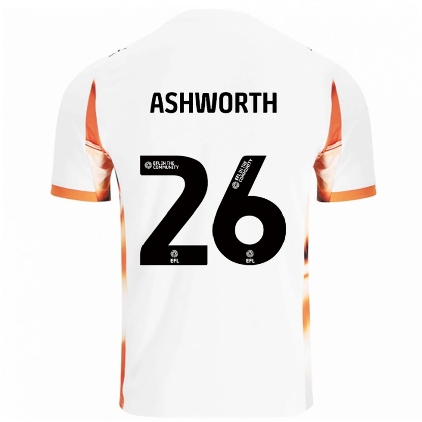 Danxen Damen Zac Ashworth #26 Weiß Orange Schwarz Auswärtstrikot Trikot 2025/26 T-Shirt Österreich
