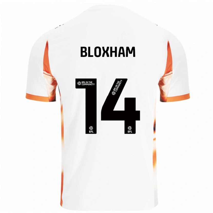 Danxen Damen Tom Bloxham #14 Weiß Orange Schwarz Auswärtstrikot Trikot 2025/26 T-Shirt Österreich