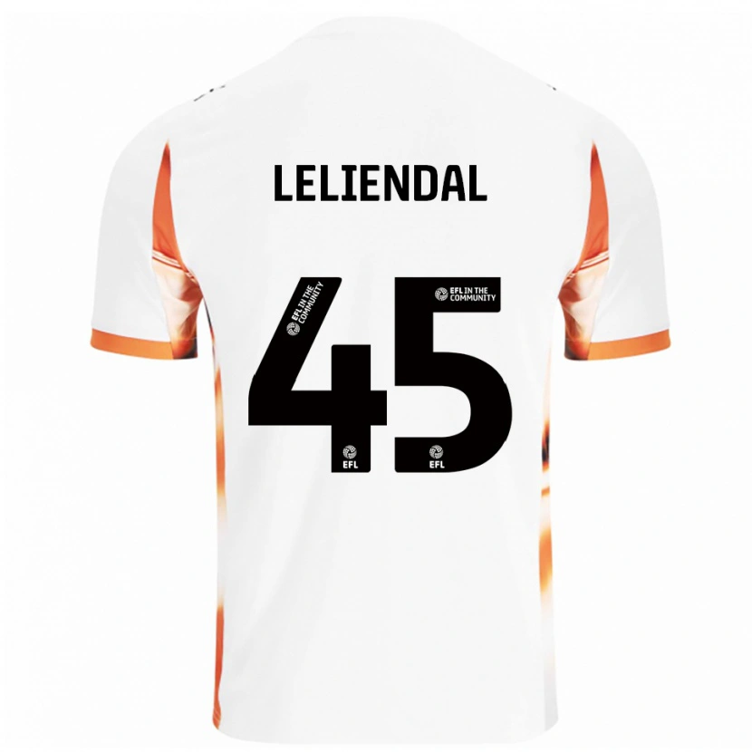 Danxen Damen Ky-Mani Leliendal #45 Weiß Orange Schwarz Auswärtstrikot Trikot 2025/26 T-Shirt Österreich