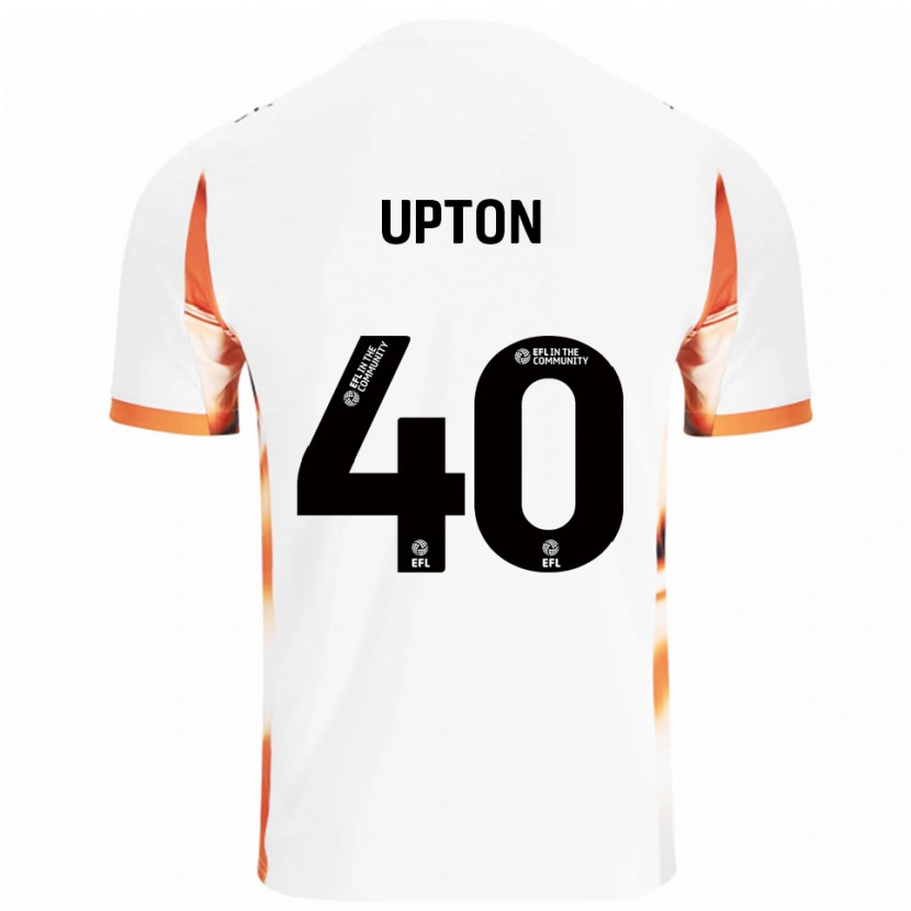 Danxen Damen Theo Upton #40 Weiß Orange Schwarz Auswärtstrikot Trikot 2025/26 T-Shirt Österreich
