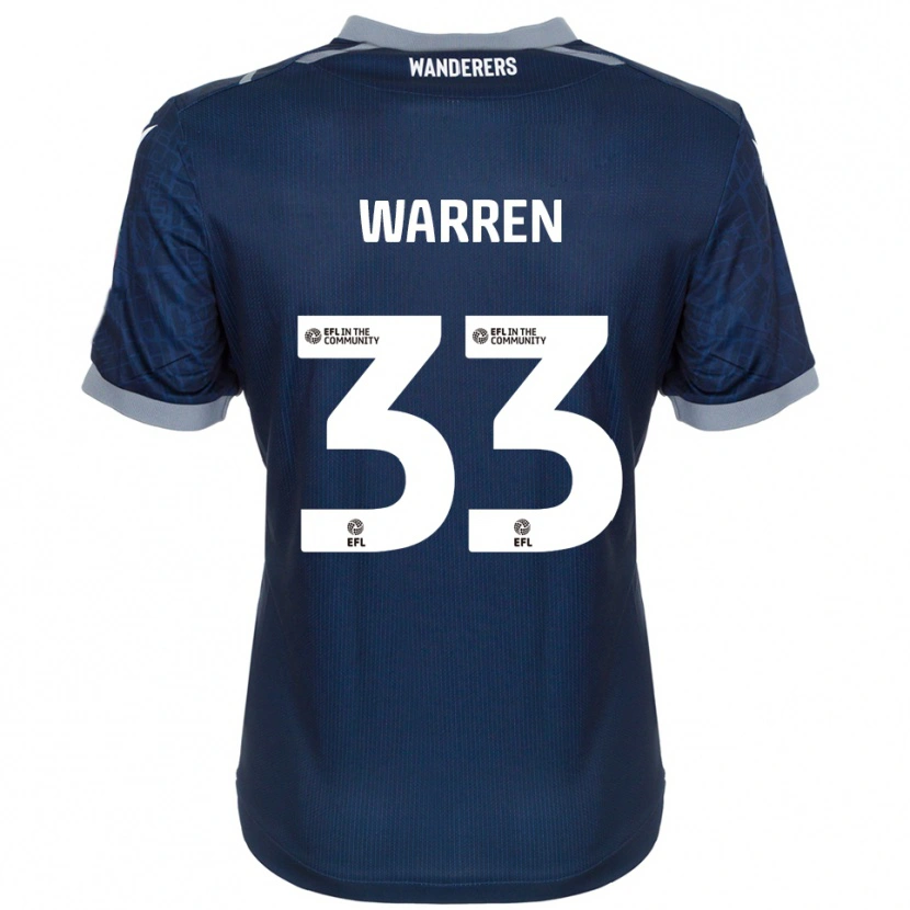 Danxen Damen Charlie Warren #33 Marine Grau Auswärtstrikot Trikot 2025/26 T-Shirt Österreich