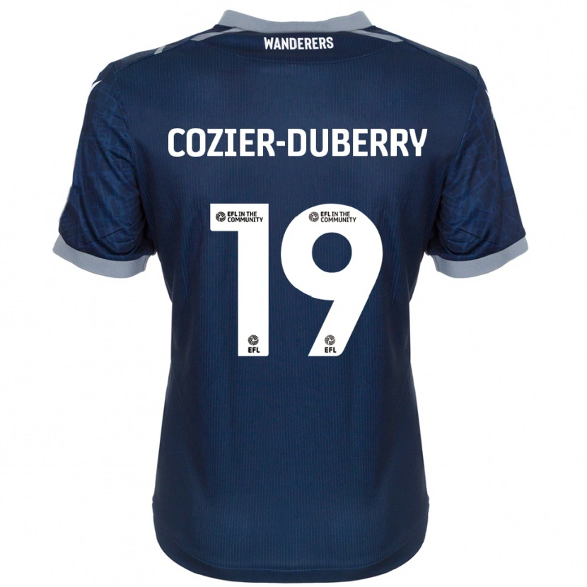 Danxen Damen Amario Cozier-Duberry #19 Marine Grau Auswärtstrikot Trikot 2025/26 T-Shirt Österreich