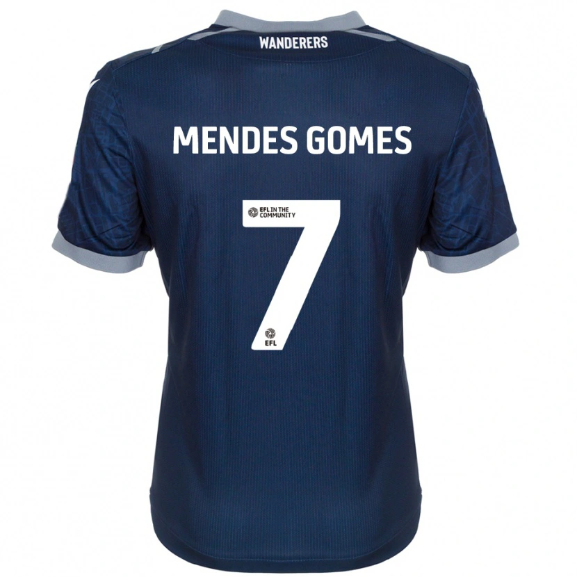 Danxen Damen Carlos Mendes #7 Marine Grau Auswärtstrikot Trikot 2025/26 T-Shirt Österreich