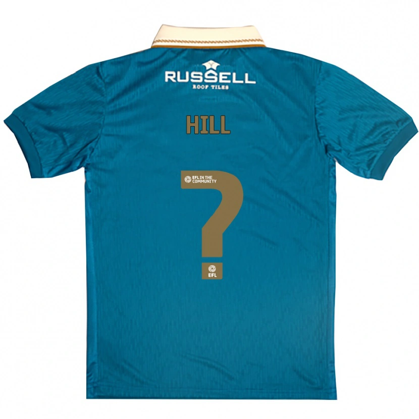 Danxen Damen Tommy Hill #0 Himmelblau Weiß Auswärtstrikot Trikot 2025/26 T-Shirt Österreich