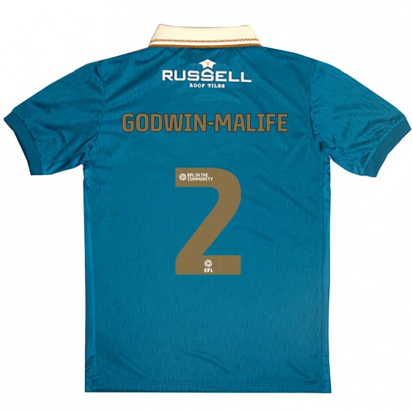 Danxen Damen Udoka Godwin-Malife #2 Himmelblau Weiß Auswärtstrikot Trikot 2025/26 T-Shirt Österreich