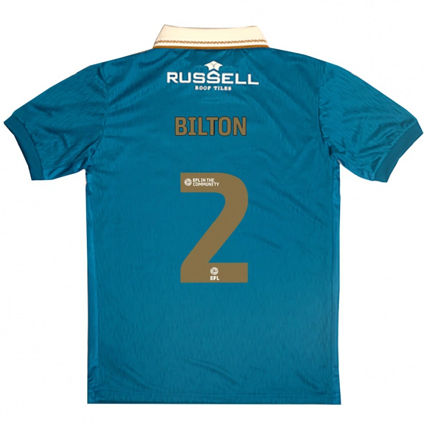 Danxen Damen Kye Bilton #2 Himmelblau Weiß Auswärtstrikot Trikot 2025/26 T-Shirt Österreich