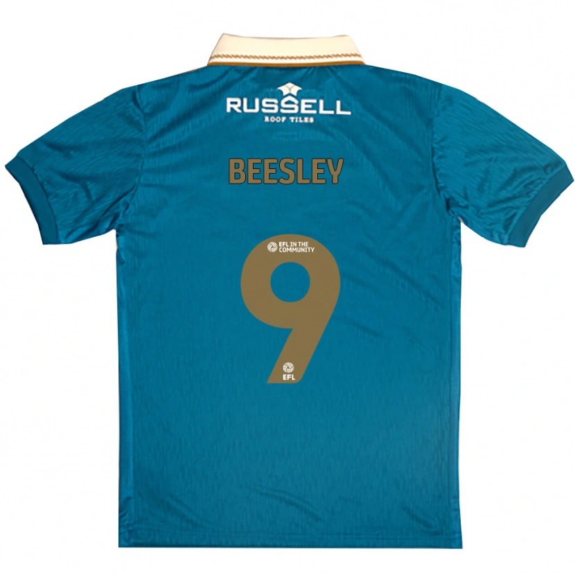 Danxen Damen Jake Beesley #9 Himmelblau Weiß Auswärtstrikot Trikot 2025/26 T-Shirt Österreich