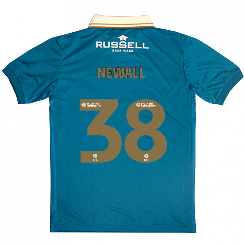 Danxen Damen Jack Newall #38 Himmelblau Weiß Auswärtstrikot Trikot 2025/26 T-Shirt Österreich