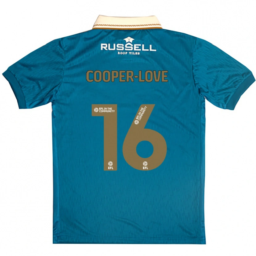 Danxen Damen Jack Cooper-Love #16 Himmelblau Weiß Auswärtstrikot Trikot 2025/26 T-Shirt Österreich