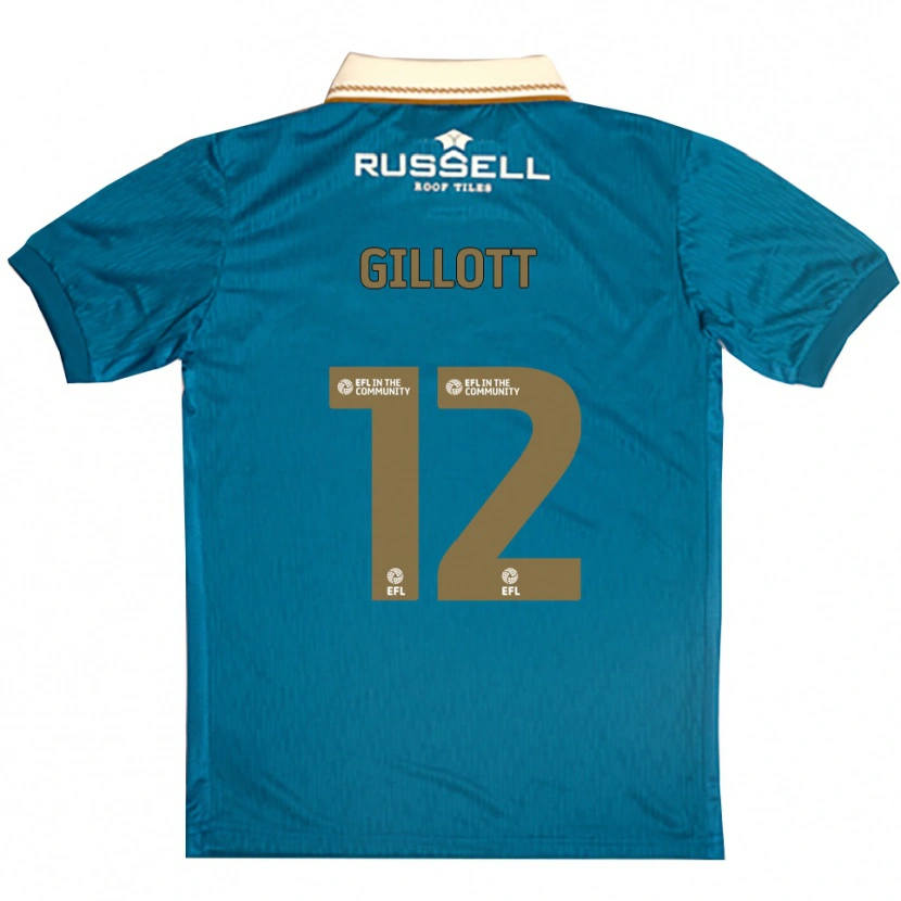 Danxen Damen Emily Gillott #12 Himmelblau Weiß Auswärtstrikot Trikot 2025/26 T-Shirt Österreich