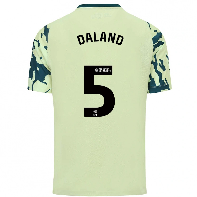 Danxen Damen Jesper Daland #5 Dunkelgrün Auswärtstrikot Trikot 2025/26 T-Shirt Österreich