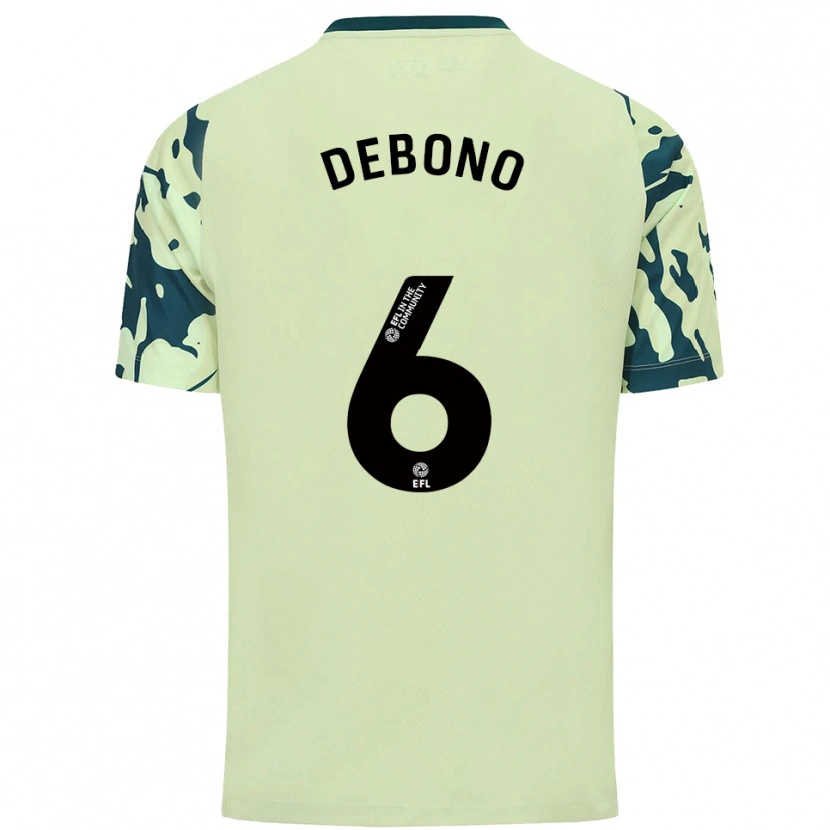Danxen Damen Alyas Debono #6 Dunkelgrün Auswärtstrikot Trikot 2025/26 T-Shirt Österreich