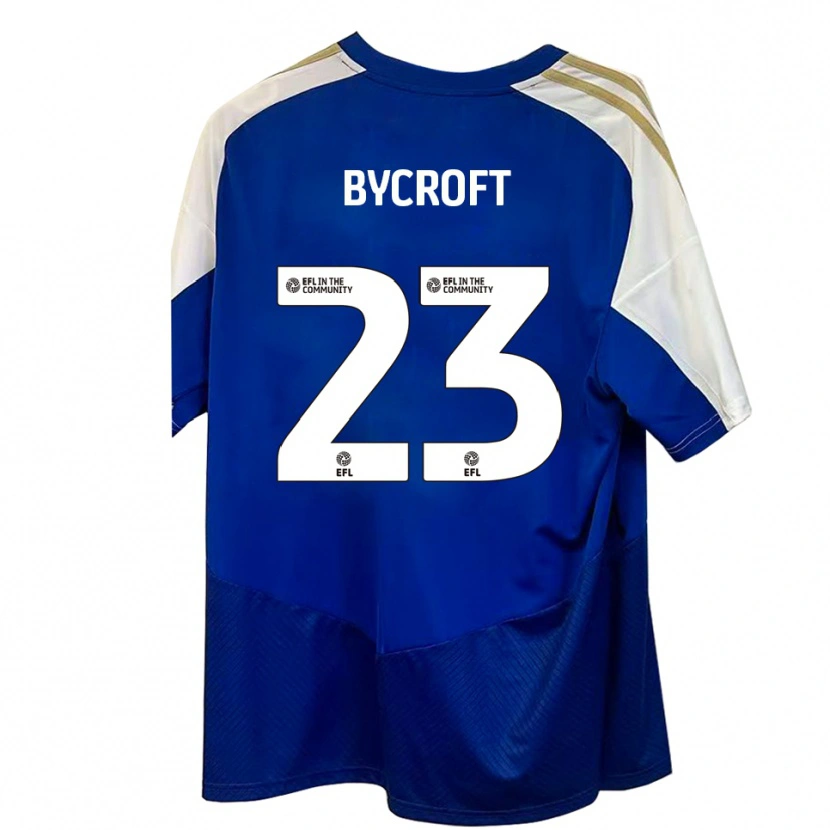 Danxen Damen Jack Bycroft #23 Blau Weiß Gold Auswärtstrikot Trikot 2025/26 T-Shirt Österreich