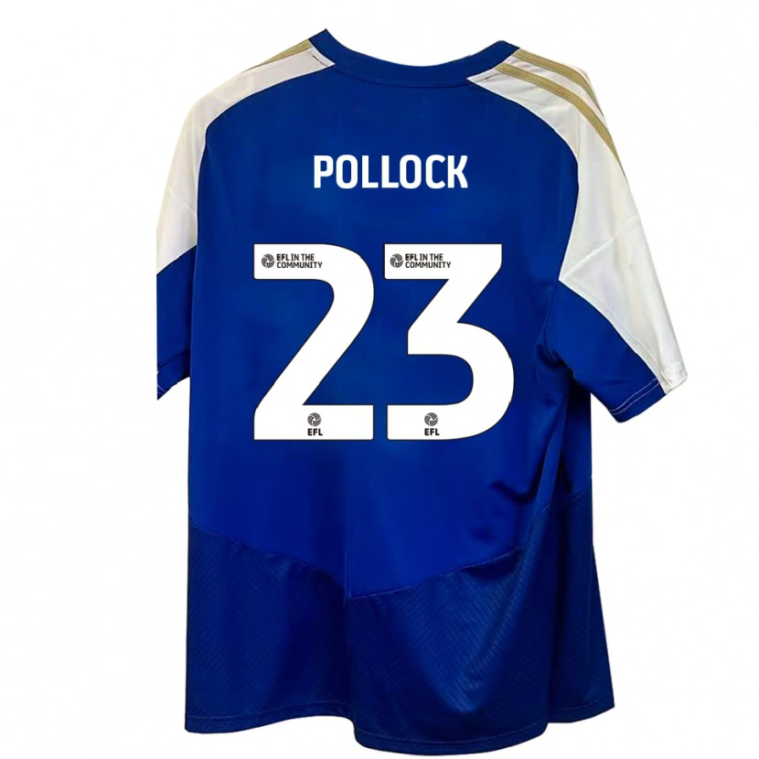 Danxen Damen Amber Pollock #23 Blau Weiß Gold Auswärtstrikot Trikot 2025/26 T-Shirt Österreich