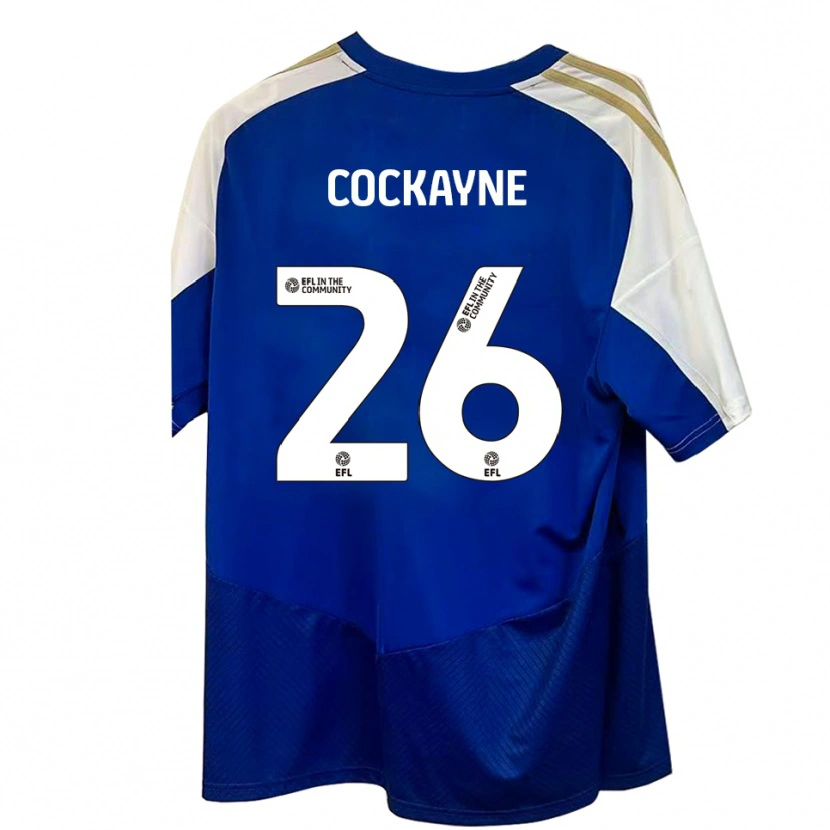 Danxen Damen Jessica Cockayne #26 Blau Weiß Gold Auswärtstrikot Trikot 2025/26 T-Shirt Österreich