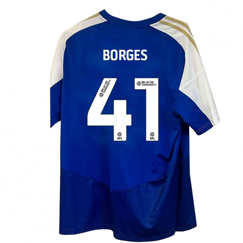 Danxen Damen Pedro Borges #41 Blau Weiß Gold Auswärtstrikot Trikot 2025/26 T-Shirt Österreich