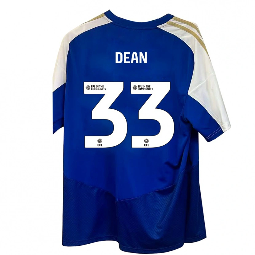 Danxen Damen Tom Dean #33 Blau Weiß Gold Auswärtstrikot Trikot 2025/26 T-Shirt Österreich