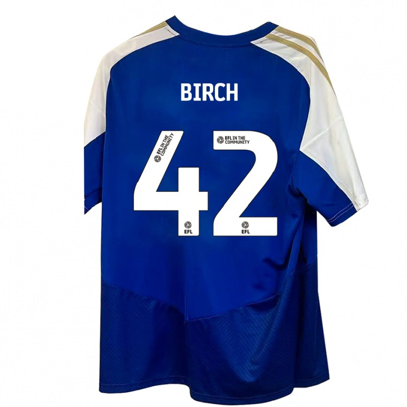 Danxen Damen George Birch #42 Blau Weiß Gold Auswärtstrikot Trikot 2025/26 T-Shirt Österreich