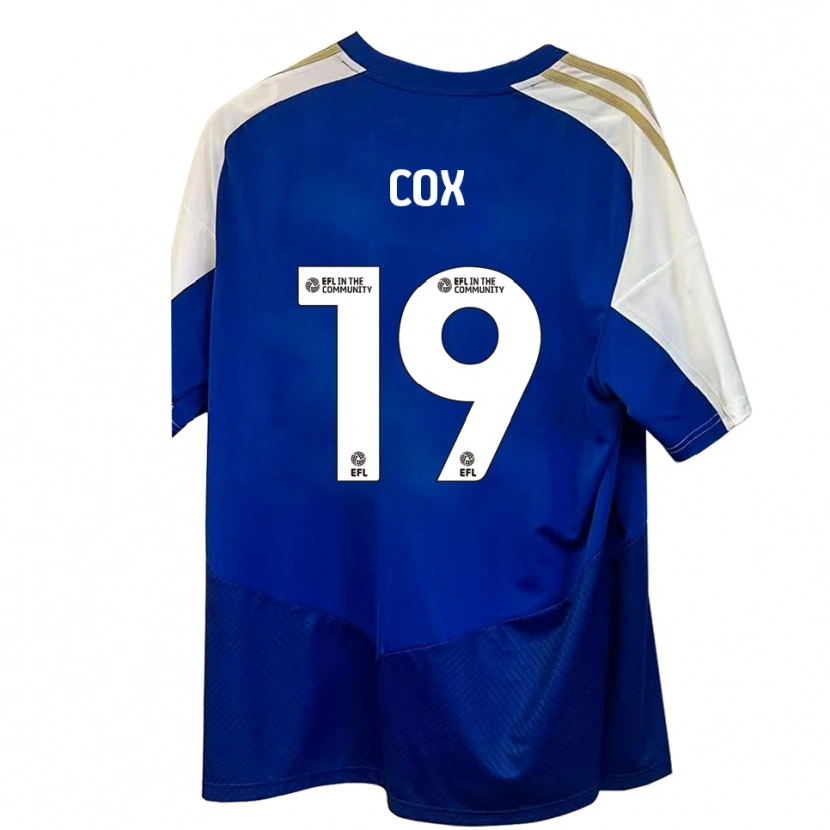 Danxen Damen Sonny Cox #19 Blau Weiß Gold Auswärtstrikot Trikot 2025/26 T-Shirt Österreich