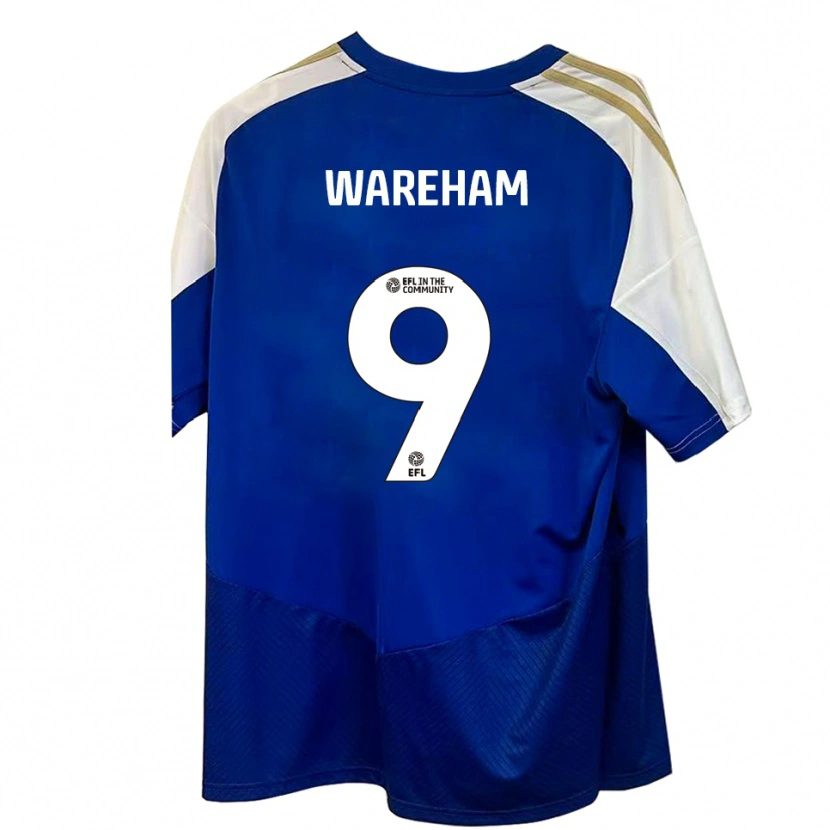 Danxen Damen Jayden Wareham #9 Blau Weiß Gold Auswärtstrikot Trikot 2025/26 T-Shirt Österreich