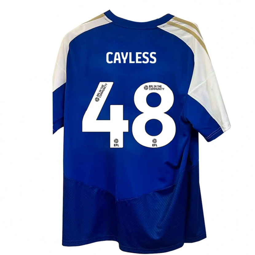 Danxen Damen Louie Cayless #48 Blau Weiß Gold Auswärtstrikot Trikot 2025/26 T-Shirt Österreich