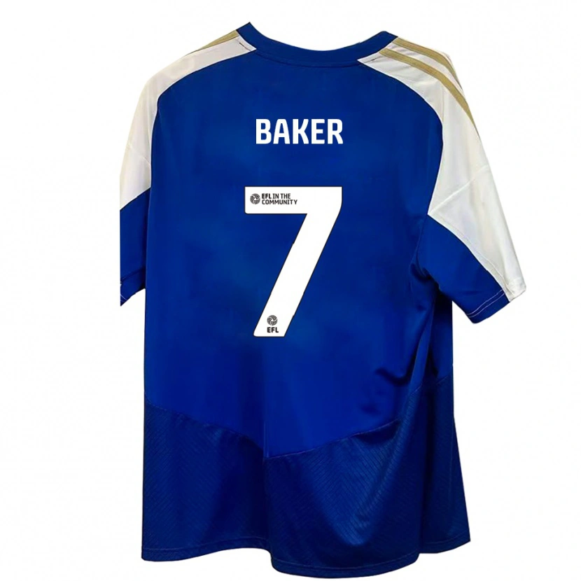 Danxen Damen Phoebe Baker #7 Blau Weiß Gold Auswärtstrikot Trikot 2025/26 T-Shirt Österreich