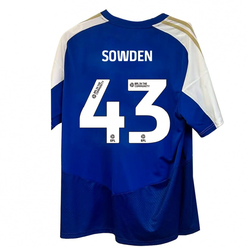 Danxen Damen Andrew Sowden #43 Blau Weiß Gold Auswärtstrikot Trikot 2025/26 T-Shirt Österreich