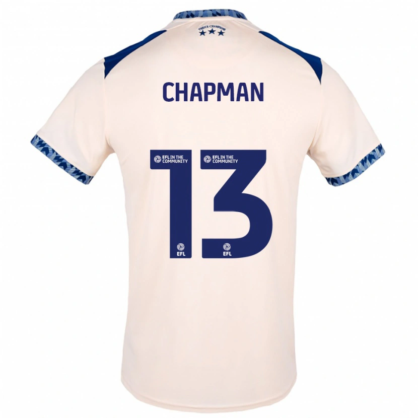 Danxen Damen Jacob Chapman #13 Creme Marine Auswärtstrikot Trikot 2025/26 T-Shirt Österreich