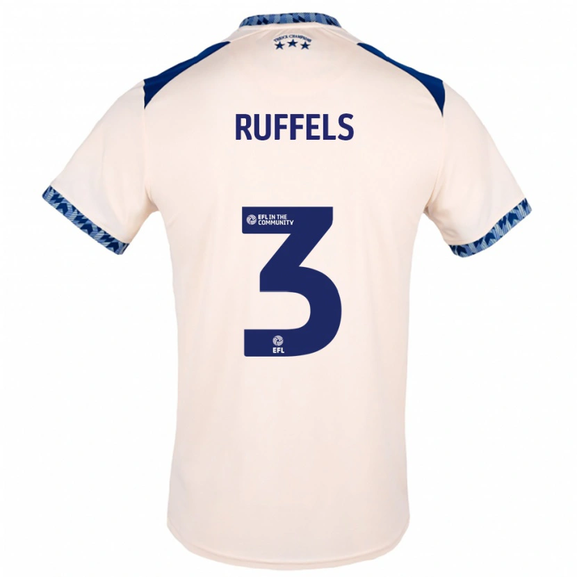 Danxen Damen Josh Ruffels #3 Creme Marine Auswärtstrikot Trikot 2025/26 T-Shirt Österreich