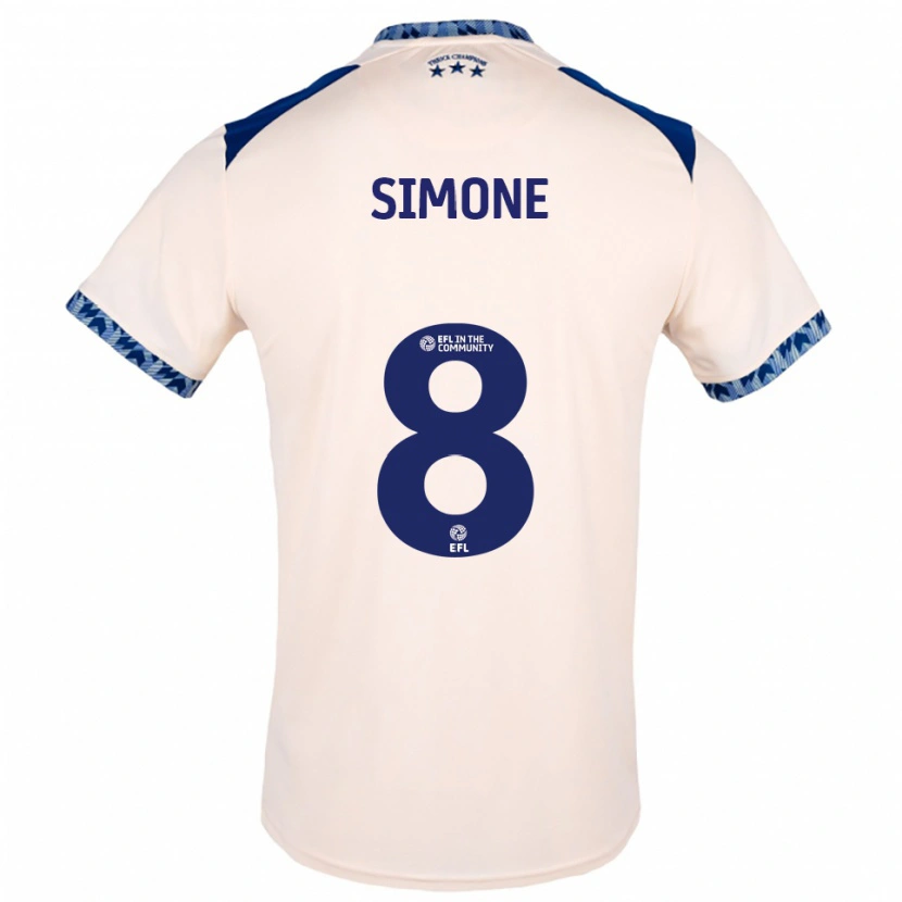 Danxen Damen Caz Simone #8 Creme Marine Auswärtstrikot Trikot 2025/26 T-Shirt Österreich