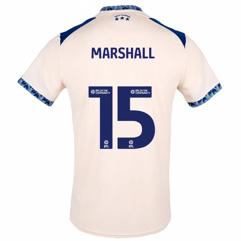 Danxen Damen Georgia Marshall #15 Creme Marine Auswärtstrikot Trikot 2025/26 T-Shirt Österreich