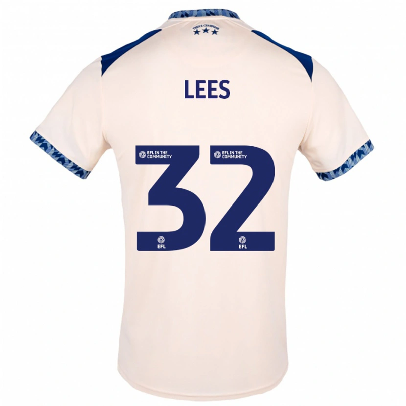 Danxen Damen Tom Lees #32 Creme Marine Auswärtstrikot Trikot 2025/26 T-Shirt Österreich