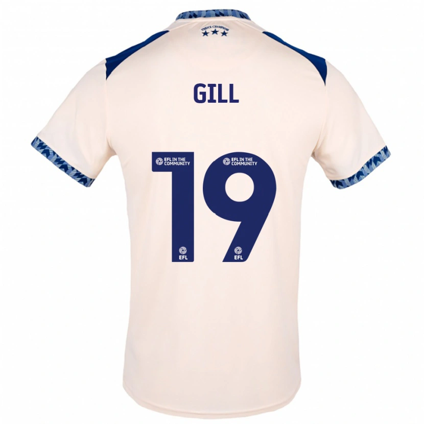 Danxen Damen Charlotte Gill #19 Creme Marine Auswärtstrikot Trikot 2025/26 T-Shirt Österreich
