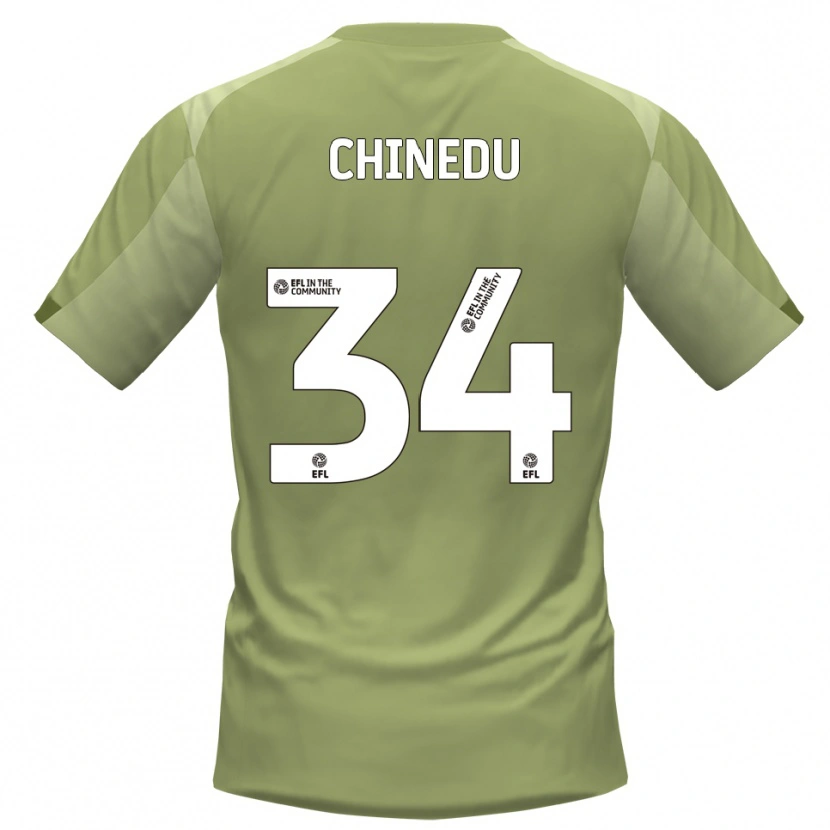 Danxen Damen Phillip Chinedu #34 Salbei Champagner Auswärtstrikot Trikot 2025/26 T-Shirt Österreich